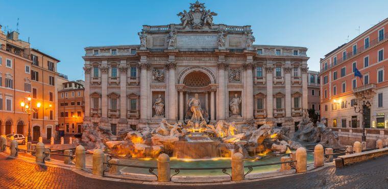 The Trevi fountain, Rome
